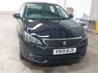Used Peugeot 308 Allure 131 HP (96 kW) 2019 Blue Hatchback