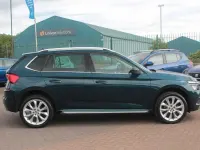 Used Skoda Kamiq SE L 115 HP (84 kW) 2021 Petrol blue metallic SUV