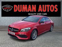 Used Mercedes CLA200 AMG line 136 HP (100 kW) 2016 Red Coupe