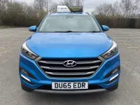 Usado Hyundai Tucson SE 116 HP (85 kW) 2015 Azul SUV