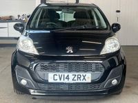 Begagnad Peugeot 107 Active 68 HK (50 kW) 2014 Svart Halvkombi