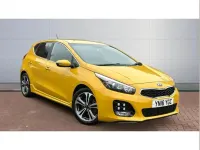 Used Kia Ceed GT-Line 118 HP (86 kW) 2016 Yellow Hatchback
