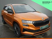Used Skoda Karoq SportLine 150 HP (110 kW) 2022 Phoenix orange metallic SUV