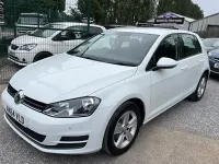 Used VW Golf VII Match 105 HP (77 kW) 2014 White Hatchback