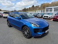 Used Porsche Macan Turbo Performance Package 440 HP (323 kW) 2018 Blue SUV