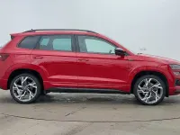 Used Skoda Karoq SportLine 150 HP (110 kW) 2025 Velvet red metallic SUV