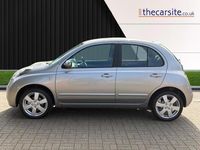 Begagnad Nissan Micra N-TEC 80 HK (58 kW) 2009 Silver Halvkombi