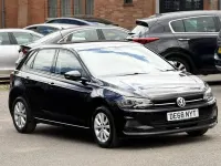 Used VW Polo SE 65 HP (47 kW) 2018 Black Hatchback