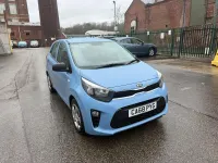 Used Kia Picanto 66 HP (48 kW) 2018 Blue Hatchback
