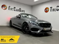 Used Mercedes C220 AMG Line Premium Plus 2017 Grey Cabriolet