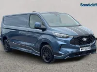 Used Ford Transit Custom Sport 170 HP (125 kW) 2025 Chrome blue Van