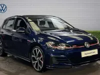 Used VW Golf VII GTI 245 HP (180 kW) 2019 Atlantic blue metallic Hatchback