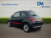 Used Fiat 500 Red 2022 Black Hatchback