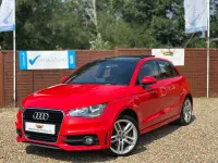 Used Audi A1 Sportback S-Line 122 HP (89 kW) 2014 Red Hatchback