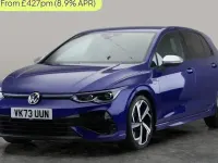 Second-hand VW Golf VIII R 320 CP (235 kW) 2023 Albastru Hatchback