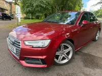 Used Audi A4 S-Line 2017 Red Sedan