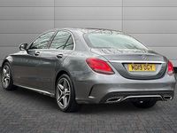 Used Mercedes C200 AMG line 184 HP (135 kW) 2019 Grey Sedan