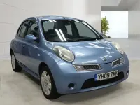 Used Nissan Micra Acenta 79 HP (58 kW) 2009 Blue Hatchback