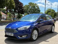 Used Ford Focus Titanium X 2015 Blue Hatchback