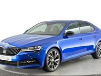 Used Skoda Superb SportlinePlus 190 HP (139 kW) 2023 Blue Hatchback