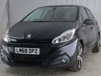 Usado Peugeot 208 GT-line 109 HP (80 kW) 2018 Azul Citadino