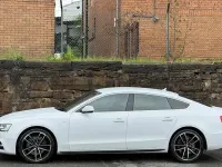 Used Audi A5 Sportback S-Line 245 HP (180 kW) 2015 White Hatchback