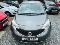Used Nissan Note S 90 HP (66 kW) 2016 Grey Hatchback