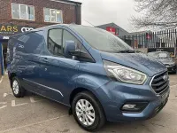 Used Ford Transit Custom Limited 130 HP (95 kW) 2021 Blue Van