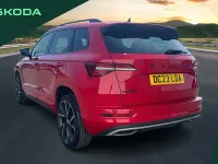 Used Skoda Karoq SportLine 150 HP (110 kW) 2023 Velvet red metallic SUV