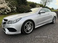 Używany Mercedes E350 AMG Line Premium 260 KM (191 kW) 2015 Srebrny Kabriolet