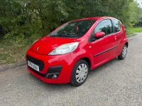 Used Peugeot 107 Active 68 HP (50 kW) 2014 Red Hatchback