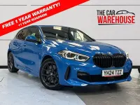 Used BMW 118 M Sport 136 HP (100 kW) 2024 Blue Hatchback