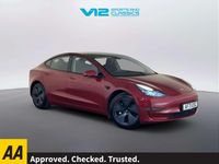 Używany Tesla Model 3 Long Range AWD 254 kW (346 KM) 2021 Czerwony Sedan/Limuzyna