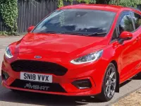 Used Ford Fiesta ST-Line 125 HP (91 kW) 2018 Red Hatchback