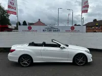 Used Mercedes E220 AMG line 174 HP (127 kW) 2016 White Cabriolet