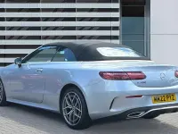 Used Mercedes E300 AMG line 258 HP (189 kW) 2022 Silver Cabriolet