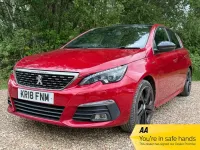 Usado Peugeot 308 GT-line 130 HP (95 kW) 2018 Vermelho Citadino