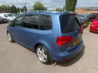 Used VW Touran SE 105 HP (77 kW) 2012 Pacific blue MPV