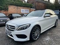Used Mercedes C220 AMG Line Premium 170 HP (125 kW) 2016 White Estate