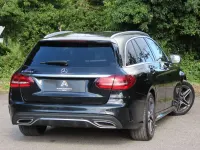 Used Mercedes C220 AMG line 194 HP (142 kW) 2019 Black Estate