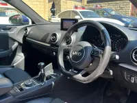 Used Audi A3 S-Line 150 HP (110 kW) 2014 Blue Hatchback
