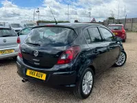 Used Vauxhall Corsa 90 HP (66 kW) 2011 Black Hatchback