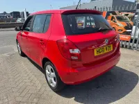 Used Skoda Fabia SE 86 HP (63 kW) 2012 Red Hatchback