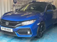 Used Honda Civic EX 126 HP (92 kW) 2019 Blue Hatchback