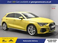 Used Audi A3 Sportback S-Line 204 HP (150 kW) 2021 Yellow Hatchback