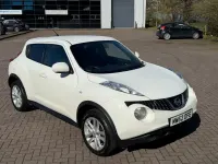 Used Nissan Juke Acenta 117 HP (86 kW) 2013 White SUV