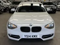 Used BMW 116 Sport Line 116 HP (85 kW) 2014 White Hatchback