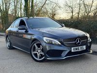 Usado Mercedes C220 AMG Line Premium Plus 2016 Gris Berlina
