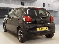 Used Peugeot 108 Allure 82 HP (60 kW) 2017 Black Hatchback