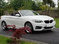 Begagnad BMW 218 M Sport 2015 Vit Cab